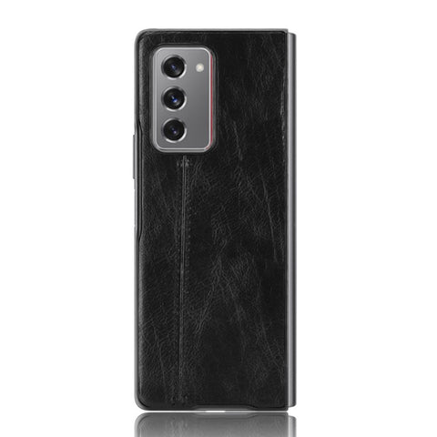 PU Leather Coated PC + TPU Shell for Samsung Galaxy Z Fold2 5G