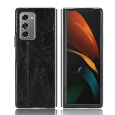 PU Leather Coated PC + TPU Shell for Samsung Galaxy Z Fold2 5G