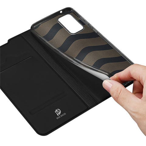 DUX DUCIS Skin Pro Series Card Slot PU Leather Phone Cover for Samsung Galaxy S20 FE 4G/5G/S20 Lite/S20 FE 2022