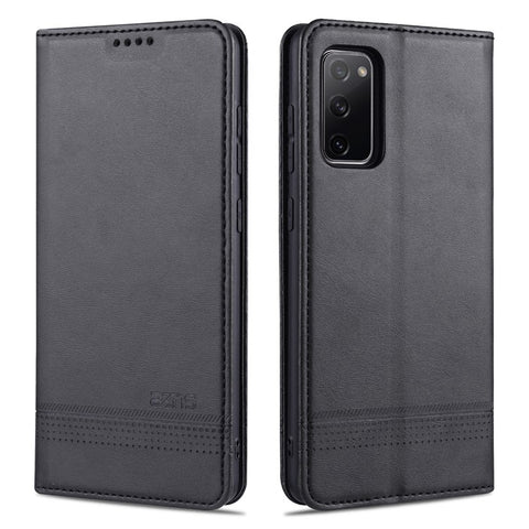 AZNS Auto-absorbed Leather Wallet Case for Samsung Galaxy S20 FE 4G/FE 5G/S20 Lite/S20 FE 2022