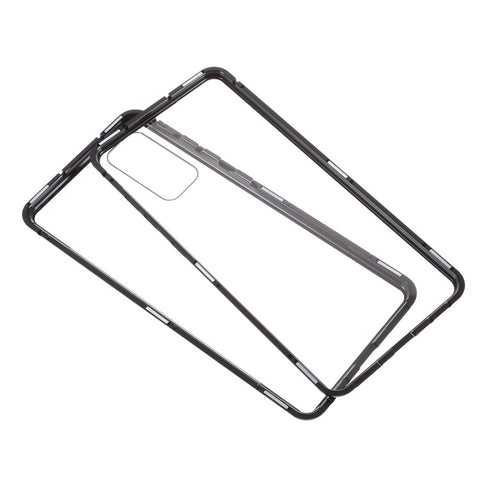 Cover for Samsung Galaxy S20 FE/S20 Fan Edition/S20 FE 5G/S20 Fan Edition 5G/S20 Lite/S20 FE 2022, All-inclusive Detachable Metal + Two-sided Tempered Glass Case (No Fingerprint Unlocked)