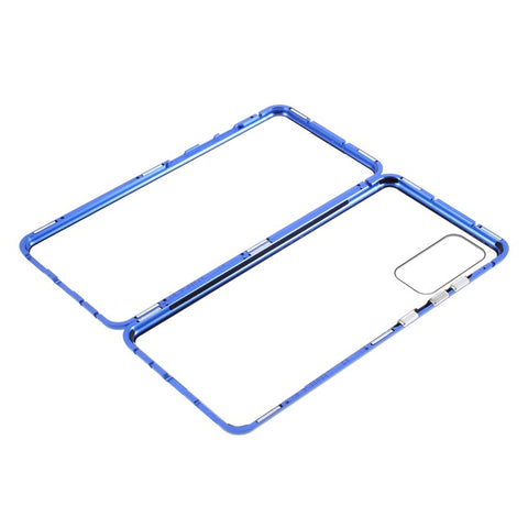 Cover for Samsung Galaxy S20 FE/S20 Fan Edition/S20 FE 5G/S20 Fan Edition 5G/S20 Lite/S20 FE 2022, All-inclusive Detachable Metal + Two-sided Tempered Glass Case (No Fingerprint Unlocked)