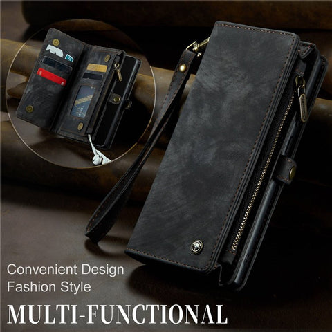 CASEME for Samsung Galaxy S20 FE / S20 Fan Edition / S20 FE 5G / S20 Fan Edition 5G / S20 Lite / S20 FE 2022 008 Series Multi-function 2-in-1 Wallet TPU+PU Leather Phone Case