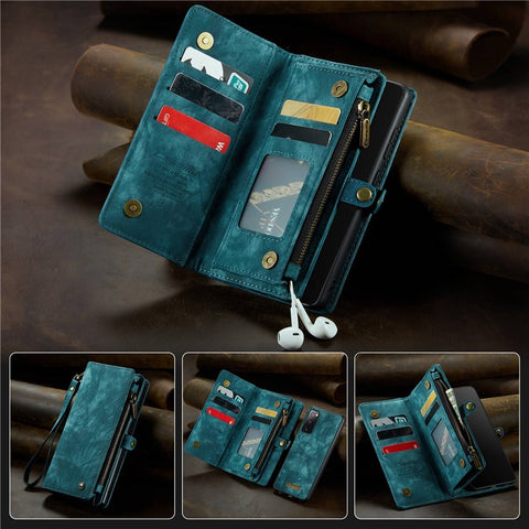 CASEME for Samsung Galaxy S20 FE / S20 Fan Edition / S20 FE 5G / S20 Fan Edition 5G / S20 Lite / S20 FE 2022 008 Series Multi-function 2-in-1 Wallet TPU+PU Leather Phone Case