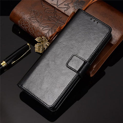 Crazy Horse Texture Card holder Leather Phone Case Samsung Galaxy Z Fold2 5G