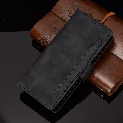 For Samsung Galaxy Z Fold2 5G Multi-slot Leather Case Wallet Stand Shell Protector Phone Cover Case