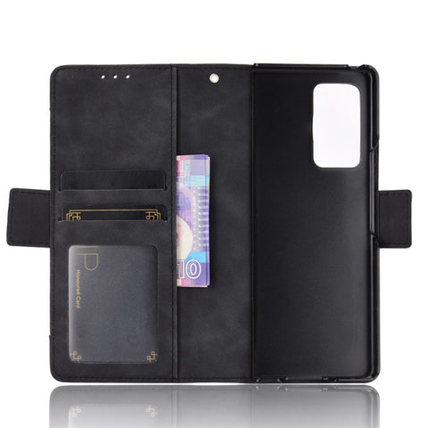 For Samsung Galaxy Z Fold2 5G Multi-slot Leather Case Wallet Stand Shell Protector Phone Cover Case