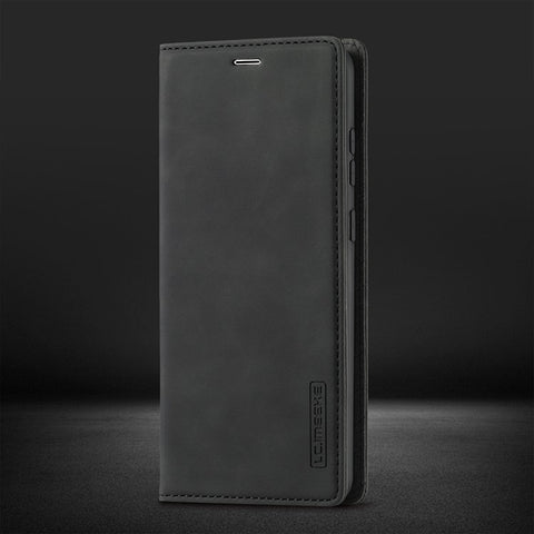 LC.IMEEKE Auto-Absorbed Leather Wallet Stand Phone Protective Shell with Wallet Stand for Samsung Galaxy S20 Plus/S20 Plus 5G