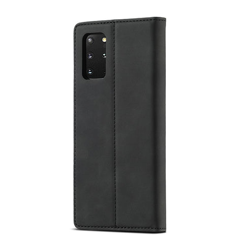 LC.IMEEKE Auto-Absorbed Leather Wallet Stand Phone Protective Shell with Wallet Stand for Samsung Galaxy S20 Plus/S20 Plus 5G