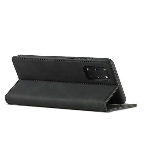 LC.IMEEKE Auto-Absorbed Leather Wallet Stand Phone Protective Shell with Wallet Stand for Samsung Galaxy S20 Plus/S20 Plus 5G