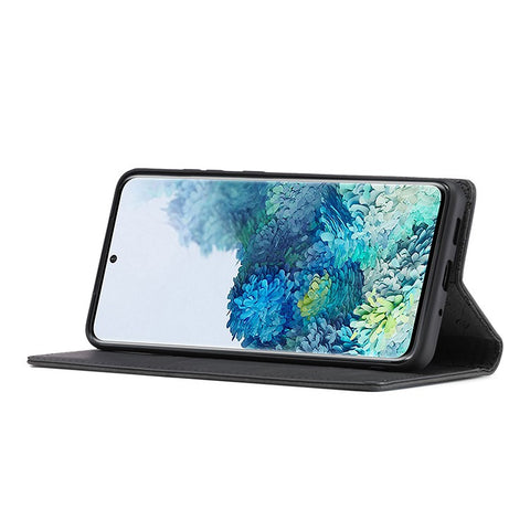 LC.IMEEKE Auto-Absorbed Leather Wallet Stand Phone Protective Shell with Wallet Stand for Samsung Galaxy S20 Plus/S20 Plus 5G