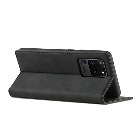 LC.IMEEKE LC Strong Magnetic Series Leather Wallet Phone Protective Shell for Samsung Galaxy S20 Ultra