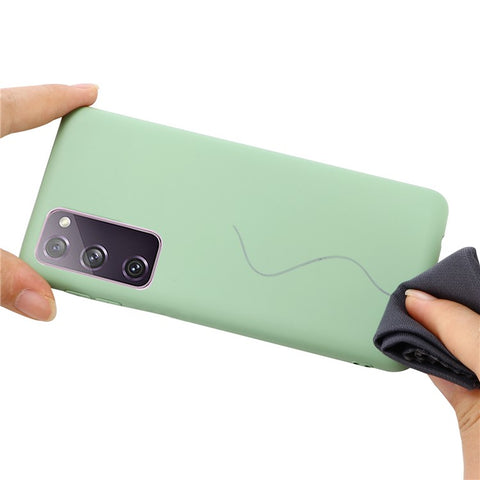 Liquid Silicone Phone Cover for Samsung Galaxy S20 FE/S20 FE 5G/S20 Lite/S20 FE 2022