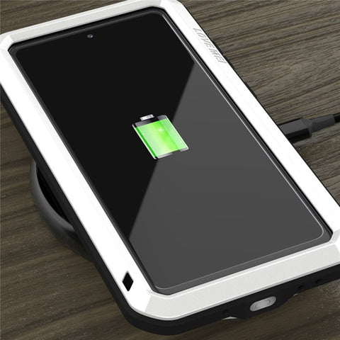 LOVE MEI Protective Case with Temepered Glass Film for Samsung Galaxy S20 FE 4G / 5G / 2022 / S20 Lite Shockproof Dropproof Dustproof Cover