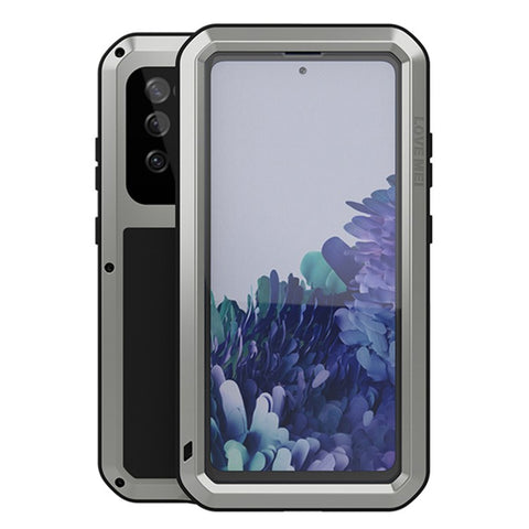 LOVE MEI Protective Case with Temepered Glass Film for Samsung Galaxy S20 FE 4G / 5G / 2022 / S20 Lite Shockproof Dropproof Dustproof Cover