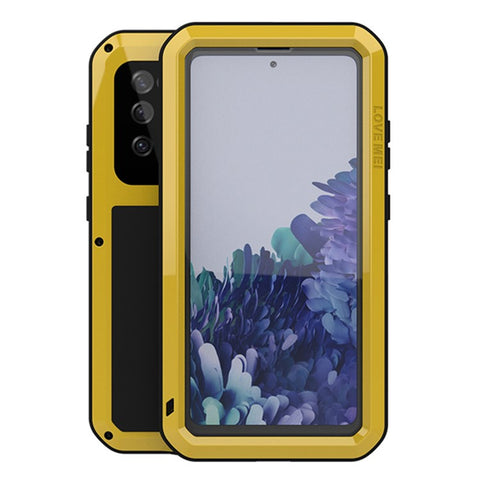 LOVE MEI Protective Case with Temepered Glass Film for Samsung Galaxy S20 FE 4G / 5G / 2022 / S20 Lite Shockproof Dropproof Dustproof Cover