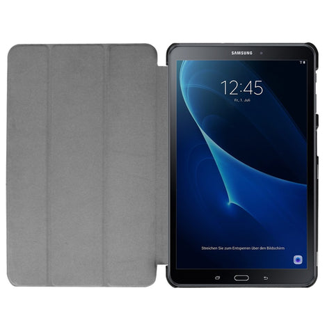 Tri-Fold Stand Leather Smart Case for Samsung Galaxy Tab A 10.1 T580 / T585 (2016)