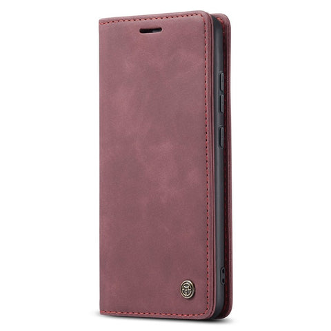 CASEME 013 Series Magnetic Clasp Stand Wallet Leather Shell for Samsung Galaxy S21 Ultra 5G