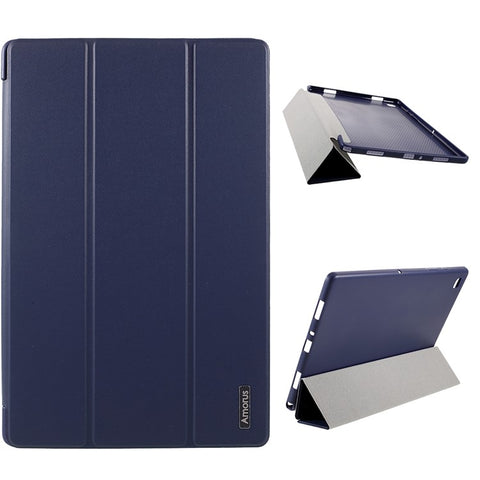 AMORUS Tri-fold Leather with Stand Stylish Case for Samsung Galaxy Tab A7 10.4 (2020) / (2022) T500
