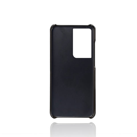 KSQ PC + PU Leather Coated Case with Dual-Card Slots for Samsung Galaxy S21 Ultra 5G