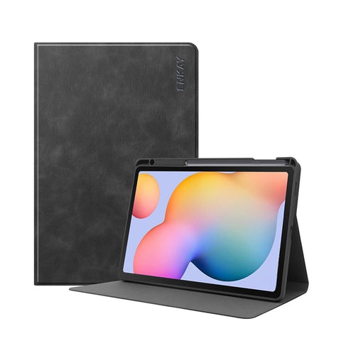 ENKAY HAT PRINCE ENK-8025 PU + TPU Tablet Case Cover Stand with Pen Slot for Galaxy Tab S6 Lite (2020) P615 P610 / (2022) / (2024)