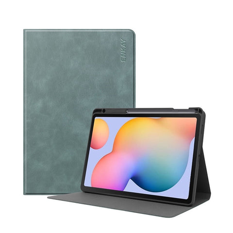 ENKAY HAT PRINCE ENK-8025 PU + TPU Tablet Case Cover Stand with Pen Slot for Galaxy Tab S6 Lite (2020) P615 P610 / (2022) / (2024)