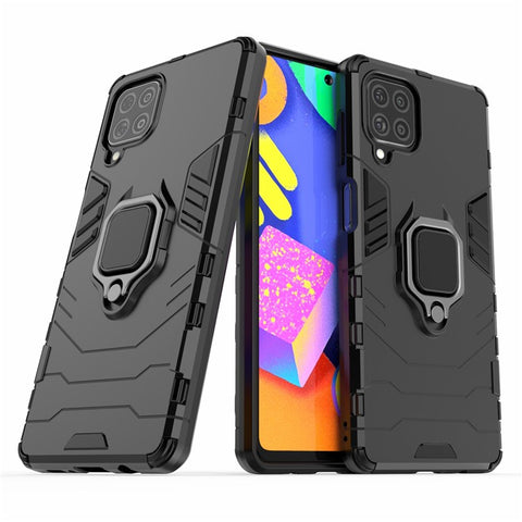 Cool Guard 2-in-1 Ring Holder Kickstand PC TPU Hybrid Case for Samsung Galaxy M62 / Galaxy F62