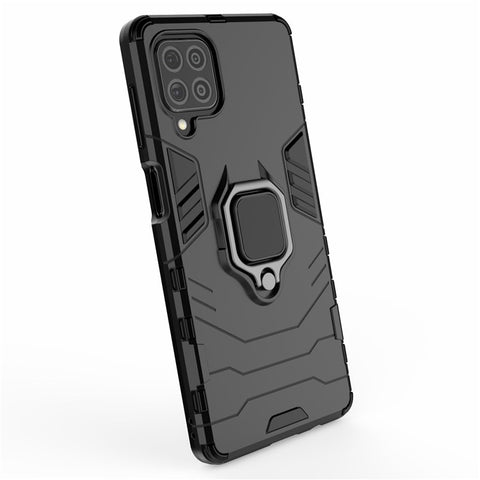 Cool Guard 2-in-1 Ring Holder Kickstand PC TPU Hybrid Case for Samsung Galaxy M62 / Galaxy F62