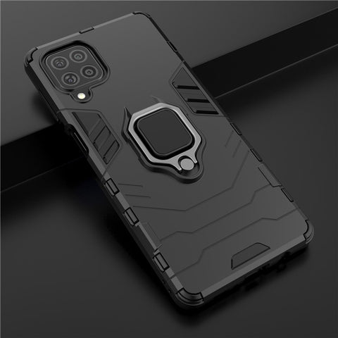 Cool Guard 2-in-1 Ring Holder Kickstand PC TPU Hybrid Case for Samsung Galaxy M62 / Galaxy F62