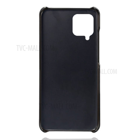 KSQ Double Card Slots PU Leather Coated Plastic Case for Samsung Galaxy M62/F62