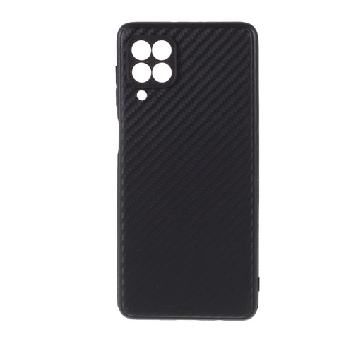 Carbon Fiber Texture TPU Mobile Phone Back Case Cover for Samsung Galaxy M62 / F62
