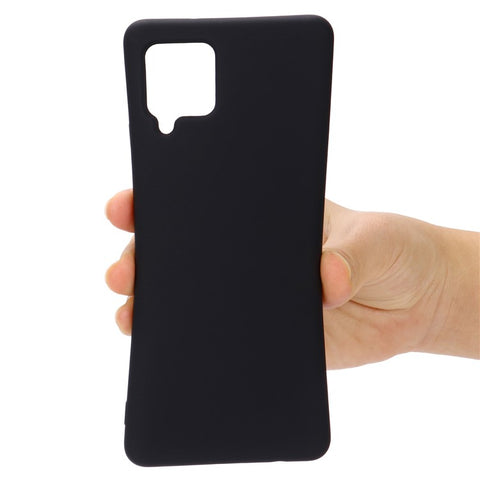 Liquid Silicone Soft Cover Case with Handy Strap for Samsung Galaxy F62/M62