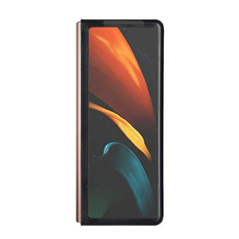 Carbon Fiber Texture Leather Case for Samsung Galaxy Z Fold2 5G