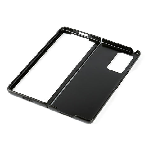 Carbon Fiber Texture Leather Case for Samsung Galaxy Z Fold2 5G