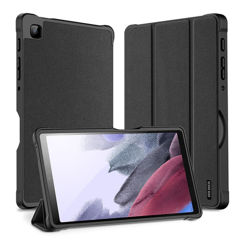 DUX DUCIS Domo Series Tri-fold Stand Leather Tablet Protective Case Shell for Samsung Galaxy Tab A7 Lite 8.7-inch