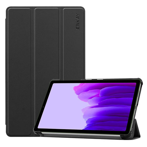ENKAY HAT PRINCE ENK-8030 Tri-fold Stand PU Leather Auto Wake Sleep Tablet Case Cover for Samsung Galaxy Tab A7 Lite 8.7-inch T220 / T225