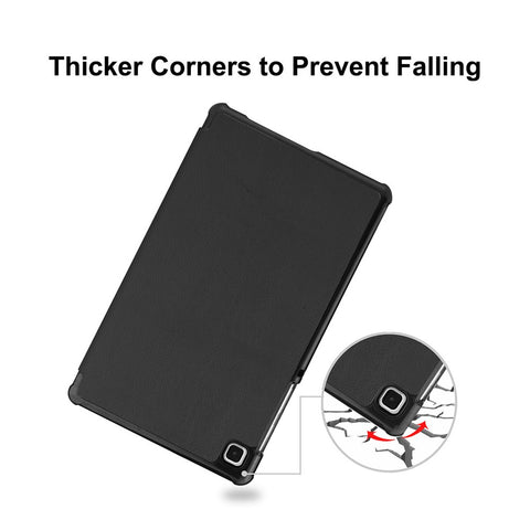 ENKAY HAT PRINCE ENK-8030 Tri-fold Stand PU Leather Auto Wake Sleep Tablet Case Cover for Samsung Galaxy Tab A7 Lite 8.7-inch T220 / T225