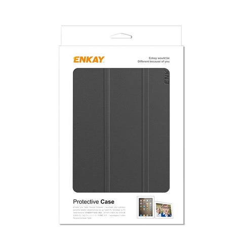 ENKAY HAT PRINCE ENK-8030 Tri-fold Stand PU Leather Auto Wake Sleep Tablet Case Cover for Samsung Galaxy Tab A7 Lite 8.7-inch T220 / T225