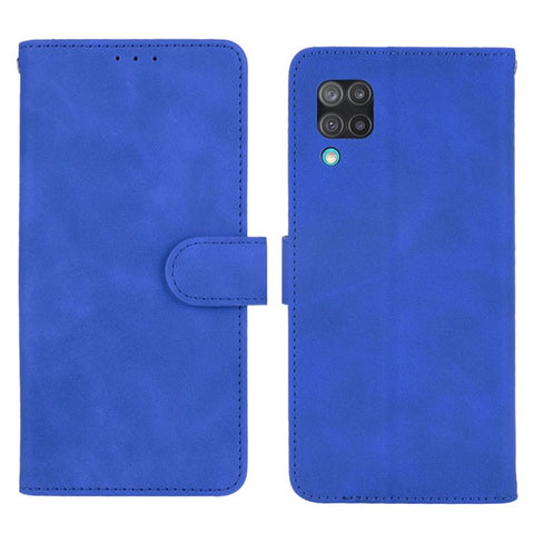 Silky Touch Leather Wallet Phone Cover Stand Case for Samsung Galaxy M12/F12