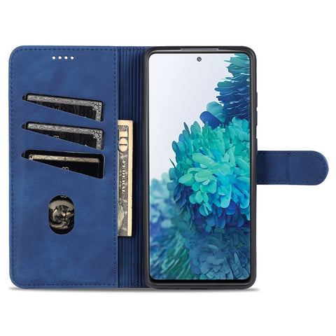 AZNS PU Leather Phone Cover Wallet Stand Case for Samsung Galaxy S20 FE 2022/S20 FE 4G/S20 FE 5G/S20 Lite