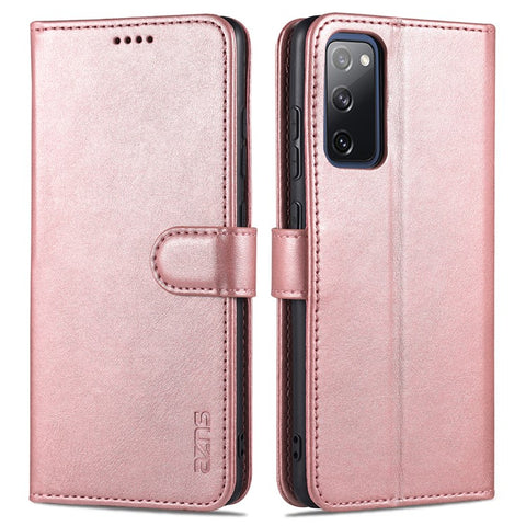AZNS PU Leather Phone Cover Wallet Stand Case for Samsung Galaxy S20 FE 2022/S20 FE 4G/S20 FE 5G/S20 Lite