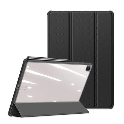 DUX DUCIS TOBY Series Tri-fold Stand Leather Case for Samsung Galaxy Tab S6 Lite (2020) P610 / P615 / S6 Lite (2022) / (2024)