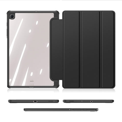 DUX DUCIS TOBY Series Tri-fold Stand Leather Case for Samsung Galaxy Tab S6 Lite (2020) P610 / P615 / S6 Lite (2022) / (2024)