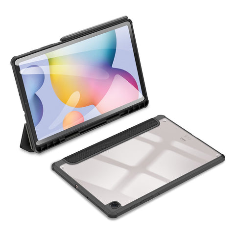 DUX DUCIS TOBY Series Tri-fold Stand Leather Case for Samsung Galaxy Tab S6 Lite (2020) P610 / P615 / S6 Lite (2022) / (2024)