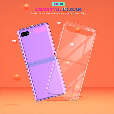Anti Scratch Transparent Hard PC Phone Protective Cover Case for Samsung Galaxy Z Flip