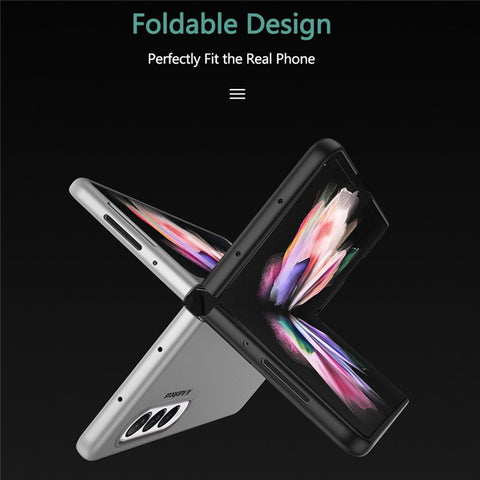 GKK For Samsung Galaxy Z Fold3 5G Ultra Thin Hard PC Full Protection Folding Phone Case Cover
