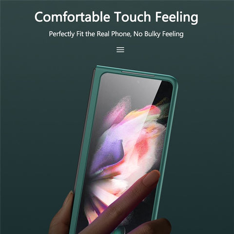 GKK For Samsung Galaxy Z Fold3 5G Ultra Thin Hard PC Full Protection Folding Phone Case Cover