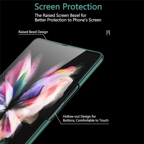 GKK For Samsung Galaxy Z Fold3 5G Ultra Thin Hard PC Full Protection Folding Phone Case Cover