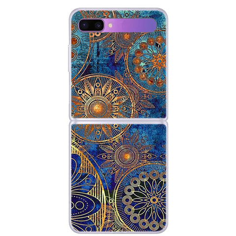 Pattern Printing Design Slim Hard PC Shell Shockproof Phone Case for Samsung Galaxy Z Flip 5G
