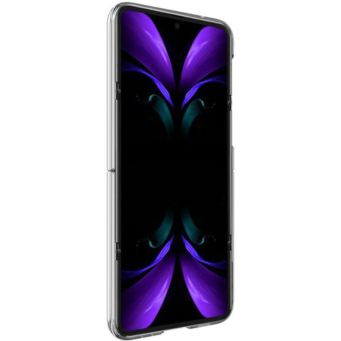 IMAK Air II Pro Drop-Proof Wear Resistant PC Crystal Cover Shell (Upper Cover + Lower Cover) for Samsung Galaxy Z Flip3 5G